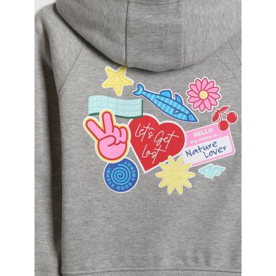 9. Girls’ Regular-Fit Hooded Sweatshirt 4F 4FJRSS26TSWSF2811-25M