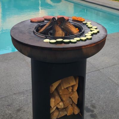 31. Bonfeu Bonbiza Open rusty garden fire pit 8002R