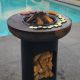 31. Bonfeu Bonbiza Open rusty garden fire pit 8002R