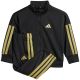 8. adidas Essentials Climacool Kids Tracksuit Black and Gold JC8857