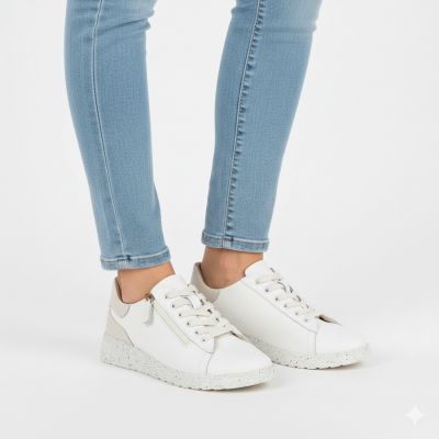 5. Women's beige leather high-heeled shoes Jezzi 138