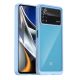 14. Outer Space Case for Xiaomi Poco X4 Pro 5G cover with a flexible frame blue