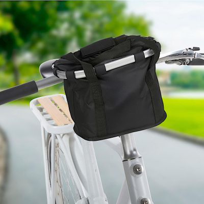 5. BICYCLE BASKET 31x23x24CM FOR THE FRONT, CLICK, WITH DUNLOP HANDLES