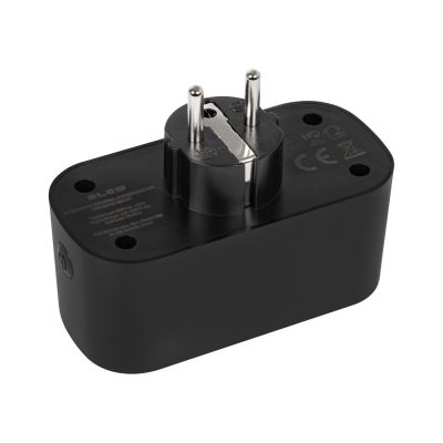 4. BLOW SMART DOUBLE SOCKET CONTROLLED WIFI TUYA BLACK