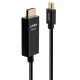 2. Lindy 40921 1m Mini DisplayPort HDMI Cable Adapter Black