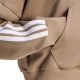 5. adidas Essentials 3-Stripes French Terry Quarter-Zip Women’s Sweatshirt Beige KF8315