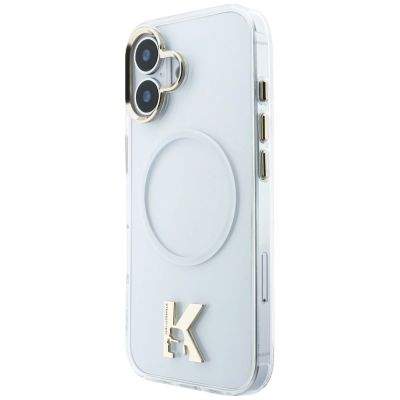 2. Karl Lagerfeld IML K Head Logo MagSafe Case for iPhone 17 - Clear