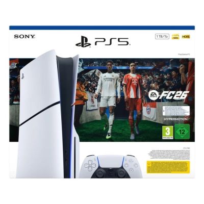 11. Sony PlayStation 5 Slim Disc Edition 1 TB + EA Sports FC 26