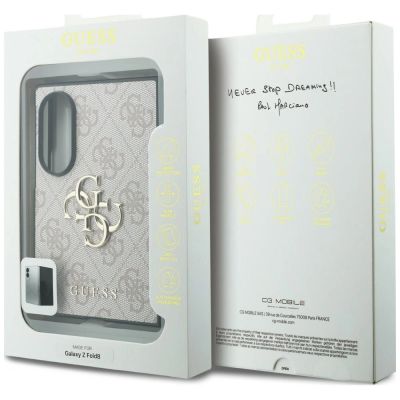 7. Guess Big 4G Logo Case for Samsung Galaxy Z Fold 8 - Pink