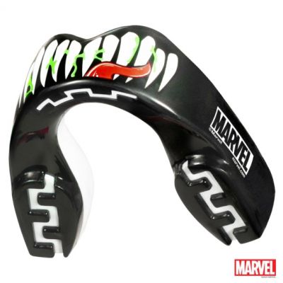 7. OZ-TT "Extro Marvel Deadpool" Mouthguards Red and Black SENIOR