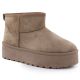 2. Women's beige suede snow boots Potocki 16322