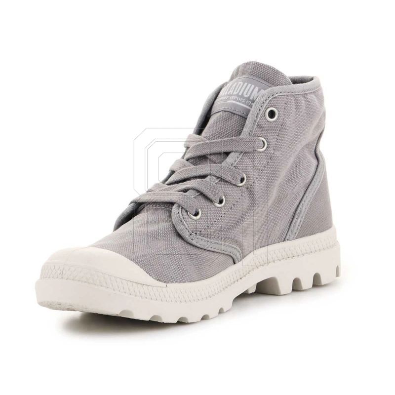 4. Palladium US Pampa Hi FW 92352-071-M Gray Flannel shoes