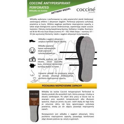 3. Coccine Antiperspirant Perforated DA0213 shoe insoles