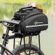 7. Rockbros A6-03BK bicycle bag for trunk 35 l with fold-out pockets - black