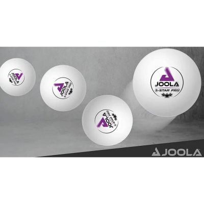 16. JOOLA PRO 3 STAR TABLE TENNIS BALLS 12 PCS WHITE
