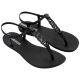 2. Ipanema Sandal Class women's flip-flop sandals, fashionable black, comfortable