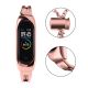7. Metal bracelet for Xiaomi Mi Band 3 / 4 / 5 / 6 band strap - pink