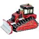 3. Mica Decorations Glass Bulldozer Bauble