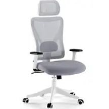 SENSE7 Tone Office Chair White and Gray