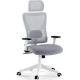 SENSE7 Tone Office Chair White and Gray