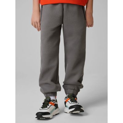 3. Boys' 4F 4FJRSS26TTROM1921-25S structured knit sweatpants