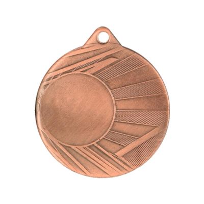 9. MEDAL WITH SPACE FOR A STICKER, BRONZE, DIAMETER 50mm