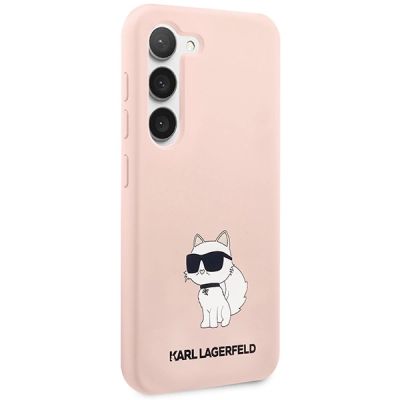 4. Karl Lagerfeld KLHCS23MSNCHBCP S23+ S916 hardcase pink/pink Silicone Choupette