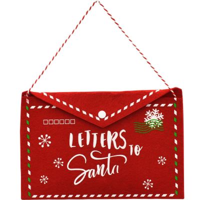 17. CHRISTMAS ENVELOPE LETTER TO SANTA CLAUS FELT 38x30CM LETTERS SANTA