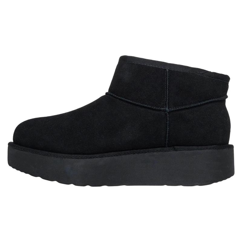 5. Skechers Slip-Ins Ankle Boots- Keep Cozy 169143-BBK Black