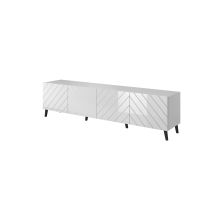 ABETO TV cabinet 200x42x52 white/white gloss