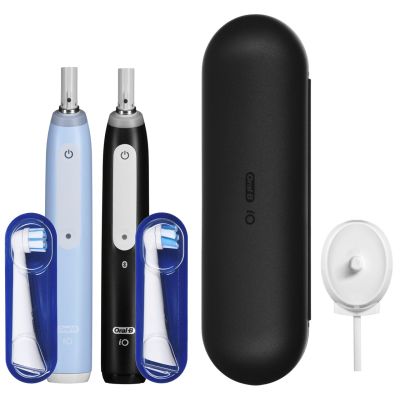 Braun Oral-B iO 3 Electric Toothbrush DUO BLACK & BLUE Set