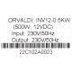 3. ORVALDI INVERTER 12-500W WITH UPS FUNCTION WITHOUT BATTERIES FOR LONG EMERGENCY OPERATION LINE-INTERACTIVE PURE SINE
