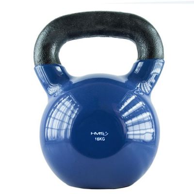 4. Blue HMS KNV16 cast iron kettlebell 16kg
