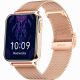 4. Smartwatch Gravity Rose Gold Burgundy 2 Straps GT17-6