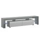 4. TORO 200 TV cabinet, gray/white gloss