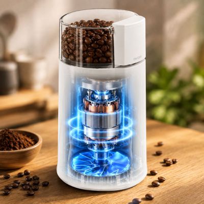 10. Esperanza Espresso EKC001W Coffee Grinder (160 W; Blade Grinder; White)