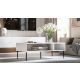 2. PALAZZO BIS table/bench 110x60x40 white matt