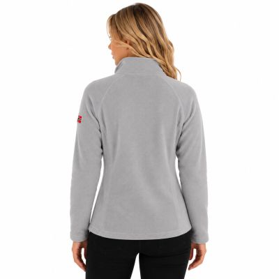2. Geographical Norway TUG FZ LIGHT GREY DB LADY 268 Women's Fleece Jacket (WA1719F/GN-LIGHT GREY)