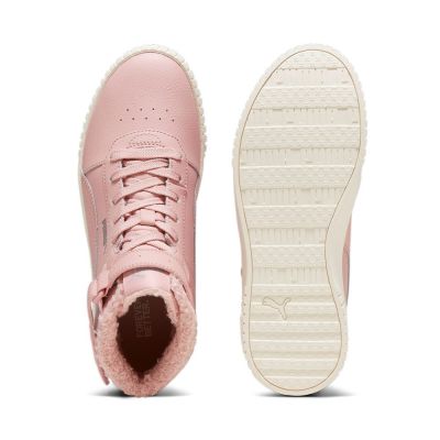 6. Puma CARINA 2.0 MID WTR women's winter shoes insulated sneakers made of eco-leather pink (385852-04)