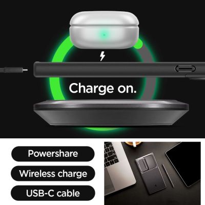 10. Spigen Optik Armor Case for Samsung Galaxy S24 Ultra - Black