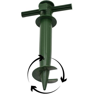 2. UMBRELLA BASE 30x17x6CM GREEN