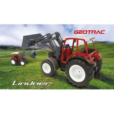 7. Jamara Lindner Geotrac with front loader 1:16 2.4 GHz – Front loader – Electric motor – 1:16 – Ready-to-Run (RTR) – Red – White – Boy