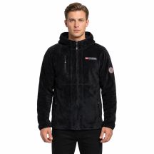 Men’s Fleece Pullover Geographical Norway UPLOAD HOOD BLACK DB MEN 224 (WY3383H/GN-BLACK)