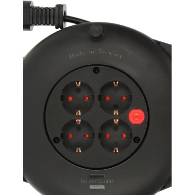 5. Brennenstuhl 1093900 10 m power strip 4 x network sockets Indoor Black