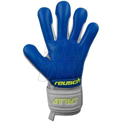 3. Goalkeeper gloves Reusch Attrakt Grip Evolution Finger Support Jr 5272820 6006