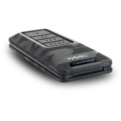FAAC XT4 FDS 433-868 SLH LR Remote Control Black (787018)