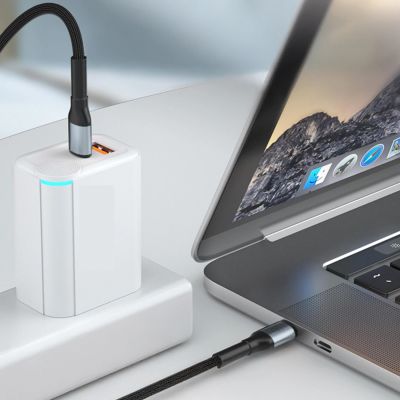 7. 3mk Hyper Cable N-SERIES USB-C / USB-C 3m PD 3.0 QC 3.0 48V / 5A 240W - black