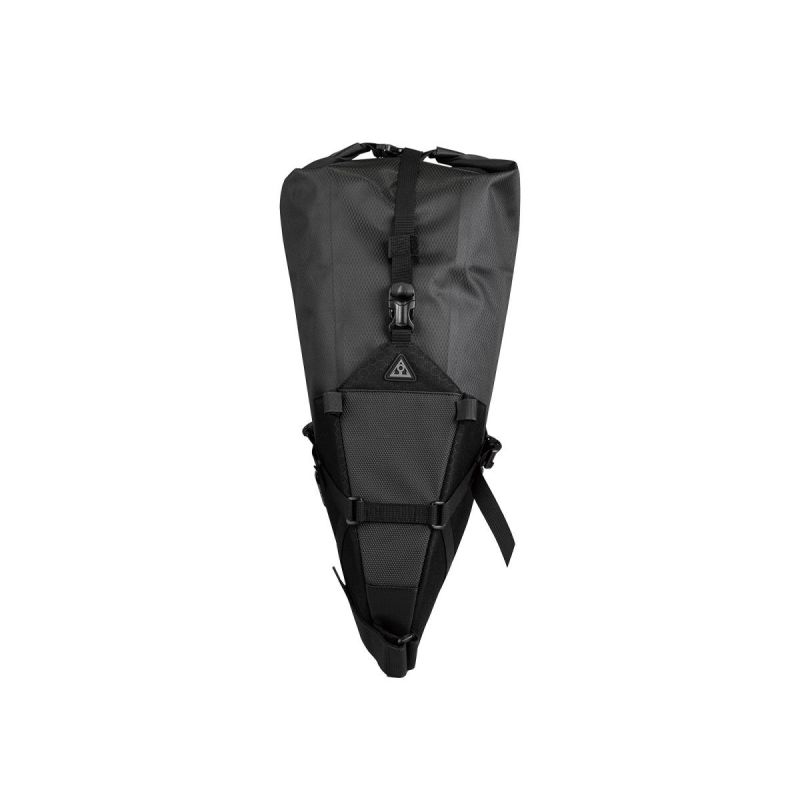 7. TOPEAK BackLoader X black bicycle saddle bag (15 liters)