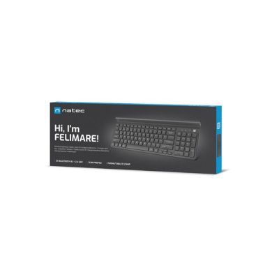 4. NATEC WIRELESS KEYBOARD FELIMARE US SLIM BLUETOOTH+2.4GHZ TABLET/SMARTPHONE HOLDER NKL-1973