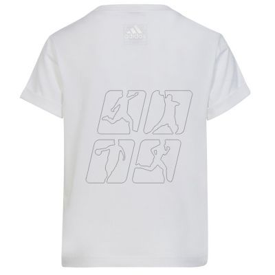 2. T-shirt adidas Dance Knotted Tee Jr. HR5818